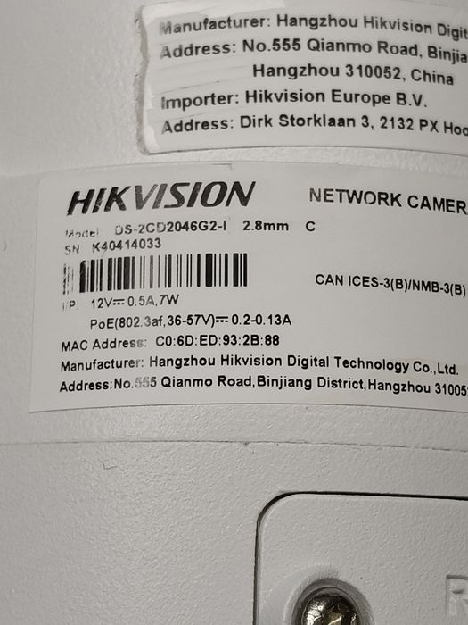 Camera Hikvision  DS-2CD2046G2H-I