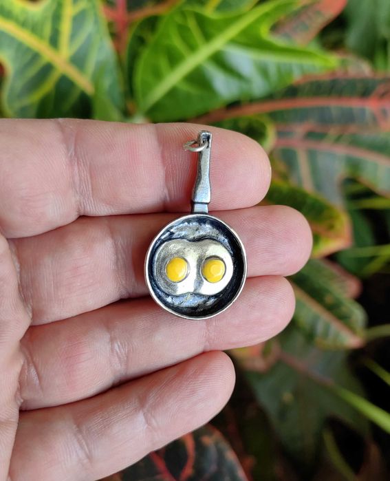 Сребърно колие, подарък за домакиня, уникално колие, подарък заготвач