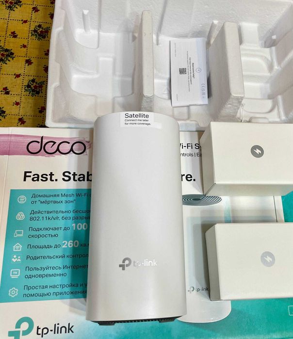 Бесшовный Mesh роутер TP-LINK Deco E4 AC1200 белый deco e4 1-pack