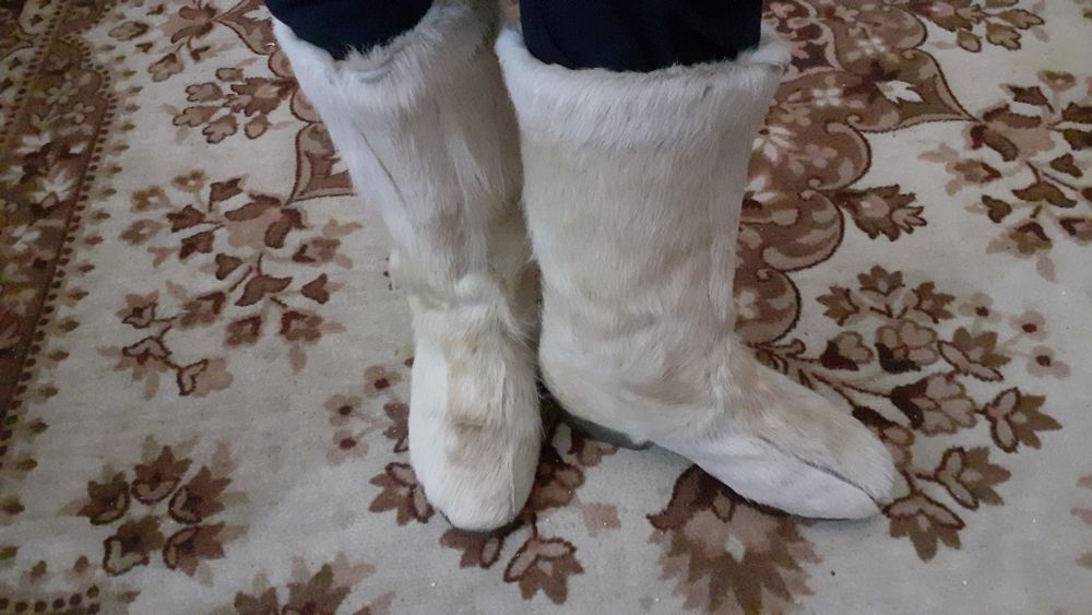 Сапоги. Унты из настоящего оленьего меха