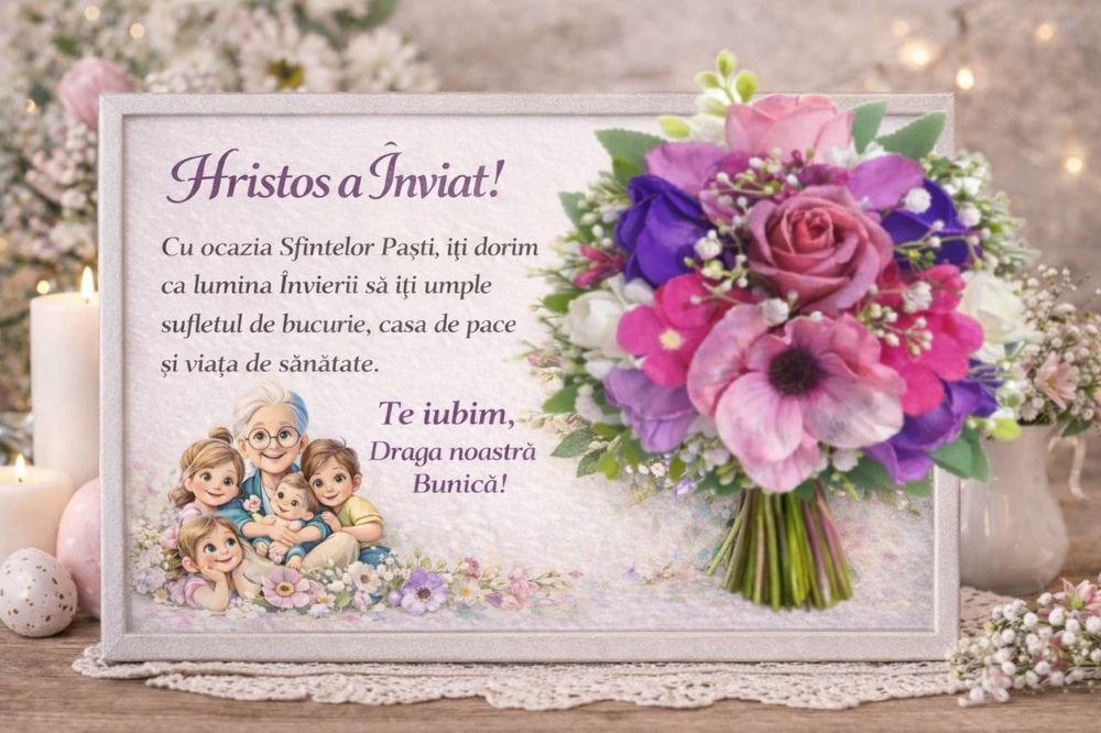 Tablouri A4 cu flori de sapun si flori artificiale