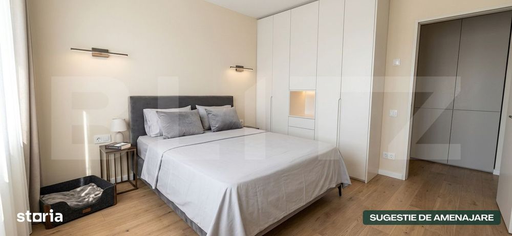 Apartament 2 camere, 50 mp, balcon 12mp, zona Marasesti