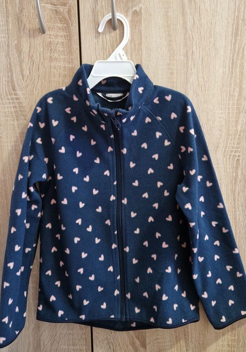 Hanorac fleece fete 6-8 ani