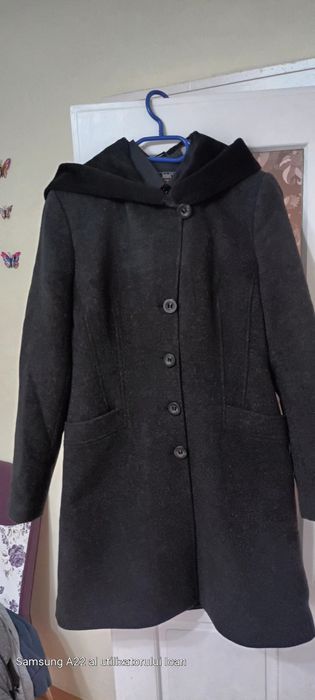 Palton damă cu glugă