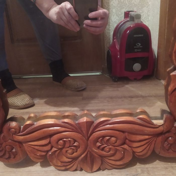 Зеркало и вешалка ,дерево,винтаж