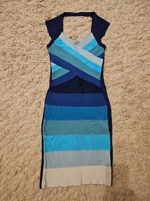 Платье бандажное женское короткое