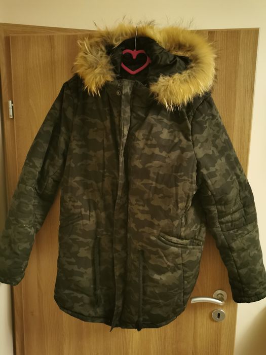 Зимна парка зимно яко с естествен пух
