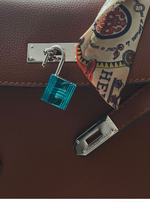 Чанта Hermes в черно и кафяво