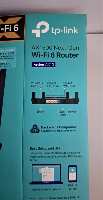 Router - AX 1500 Next-Gen Wi-Fi 6 Router