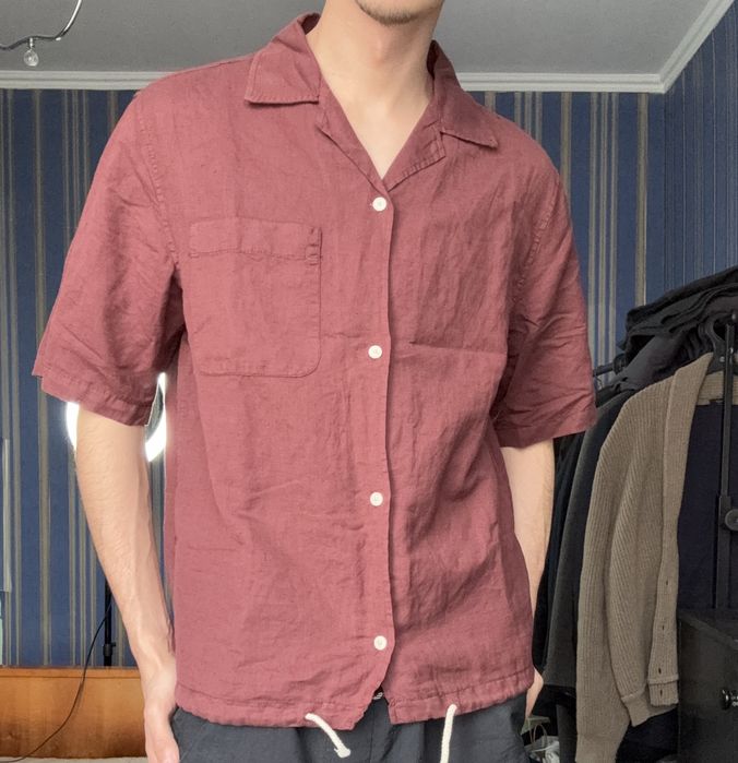 Мужская рубашка Zara (L-size) - БУ