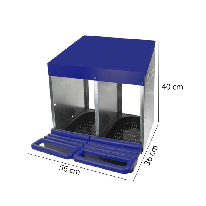 Полог с колектор, Гнездо за кокошки с 4 отделения #39502