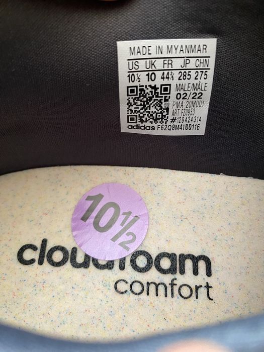 Adidasi Adidas Cloudfoam noi - import SUA - marime: 44