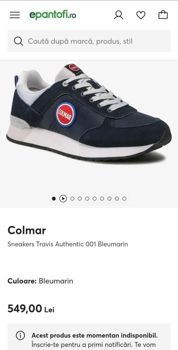 Adidasi COLMAR Travis Authentic 001 Bleumarin, marimea 41-41,5 zero km