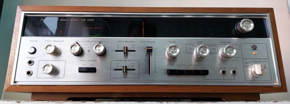 Sansui QR 4500 amplituner Quadro vintage Japan amplificator performant