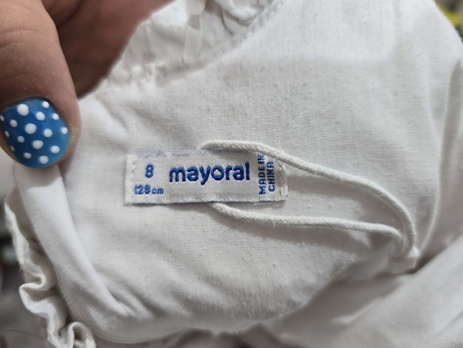 Рокля бяла Mayoral