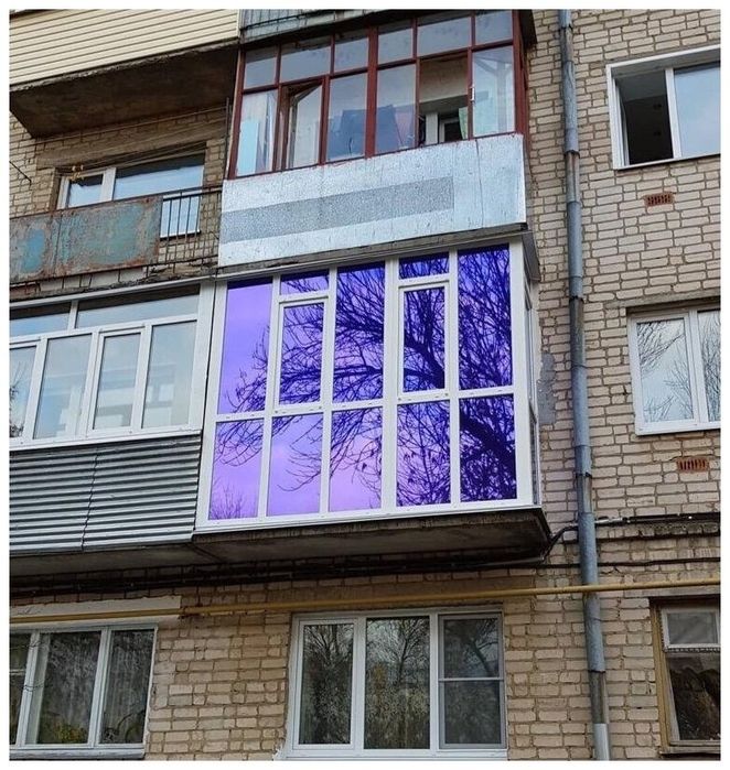 Тонировка окон перегородок