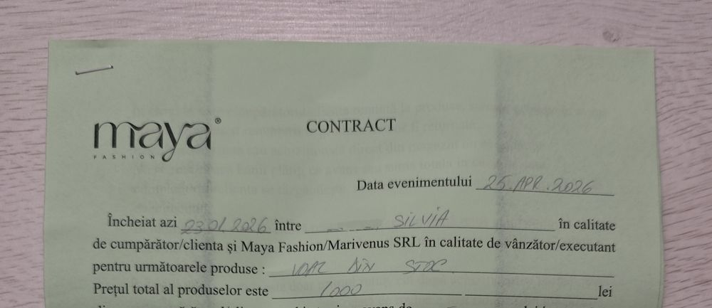 Rochie de mireasă Maya Fashion-stare impecabilă