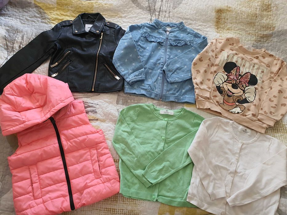 Летни и пролетни дрешки за момиченце, р-р 116, запазени, без забележки