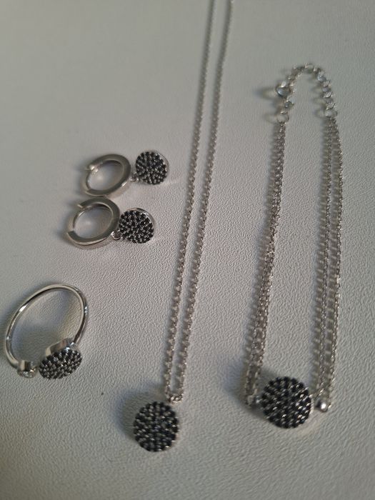 Set bijuterii argint 925 NOU - 4 Piese