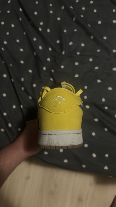 Jordan 1 Travis Canary Yellow