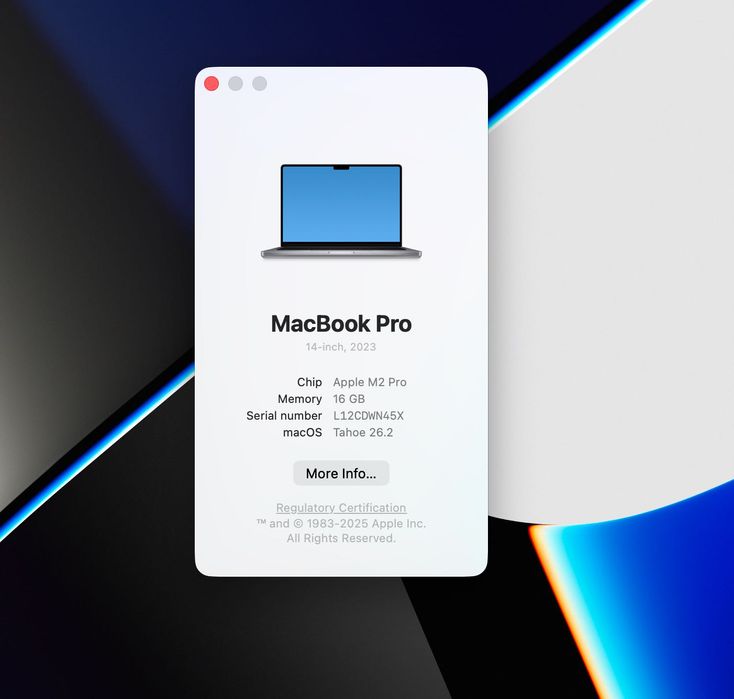 Apple MacBook M2 pro