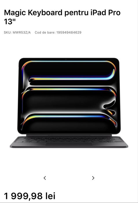 Tastatura APPLE Magic Keyboard pentru iPad Pro 13" (M4 si M5) eng