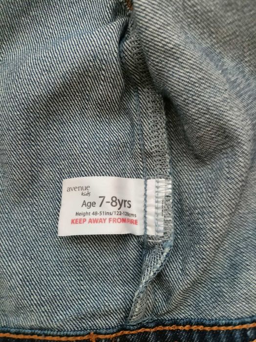 Детско дънково яке 7-8 г.(122-128 см.)