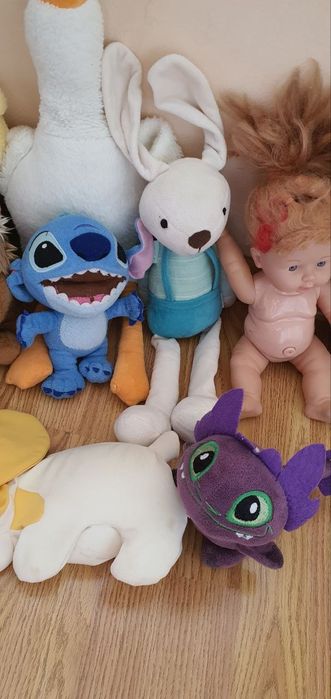 Игрушки мягкие разные