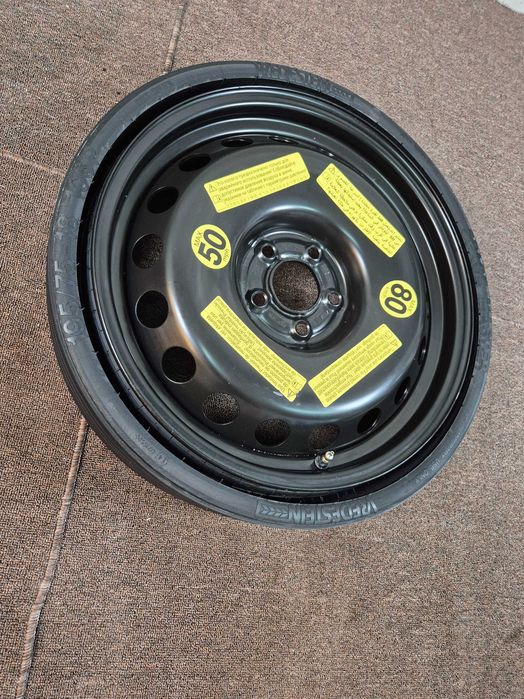 Roata Rezerva SLIM 5x112 18'' 195/75/18 - Space Master OEM AUDI Q5 8R0601027 - NOUA OEM !