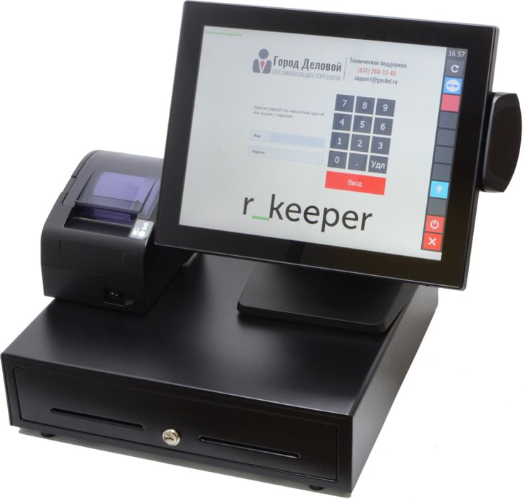 Kassa Aparat Monoblok Skanet Chek Printer Jowi EasyTrade Мой Склад