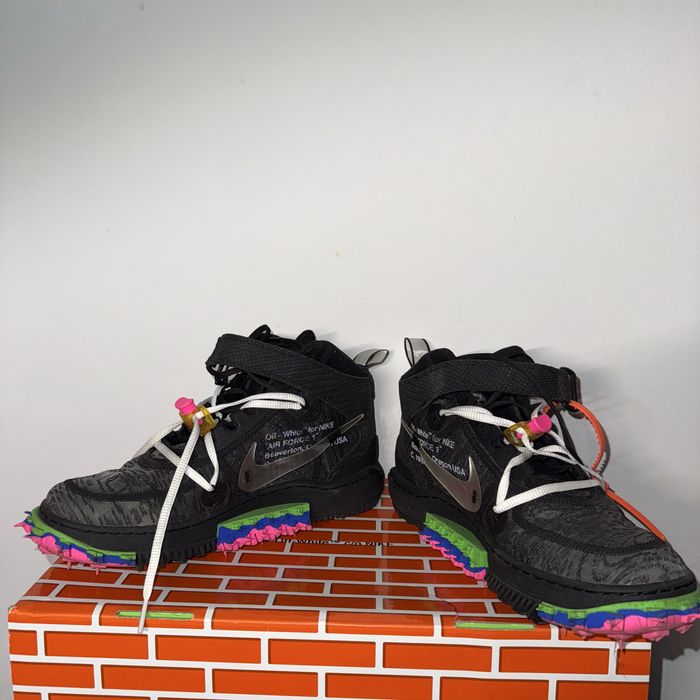 Off-White x Nike Air Force 1 Mid "Black"