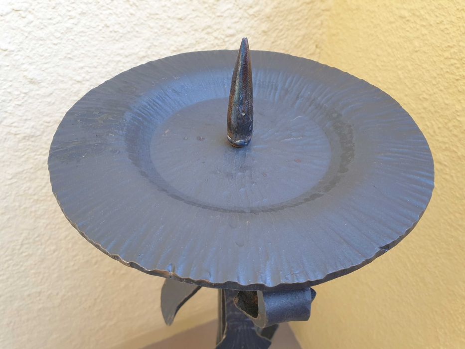 Suport podea fier forjat, sfesnic lumanari, suport flori, 70cm