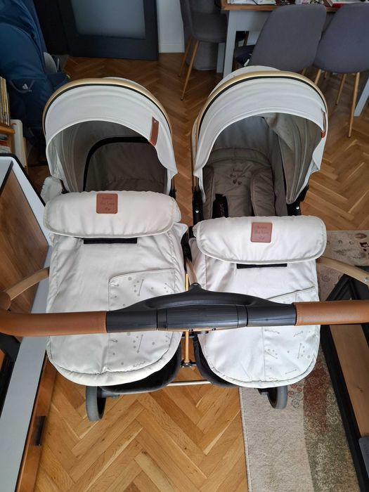 Детска количка Chipolino duo smart за близнаци + подарък!