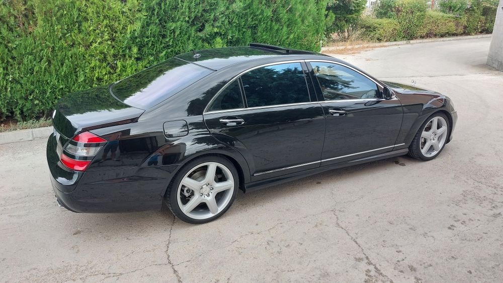 Мерцедес S 500 4matic long, дист,нощно,обдухване,масаж