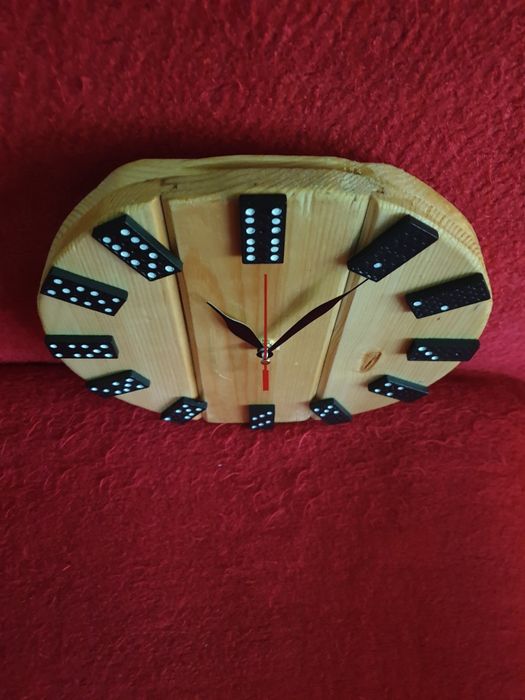 Стенен часовник от ланперия ръчна изработка