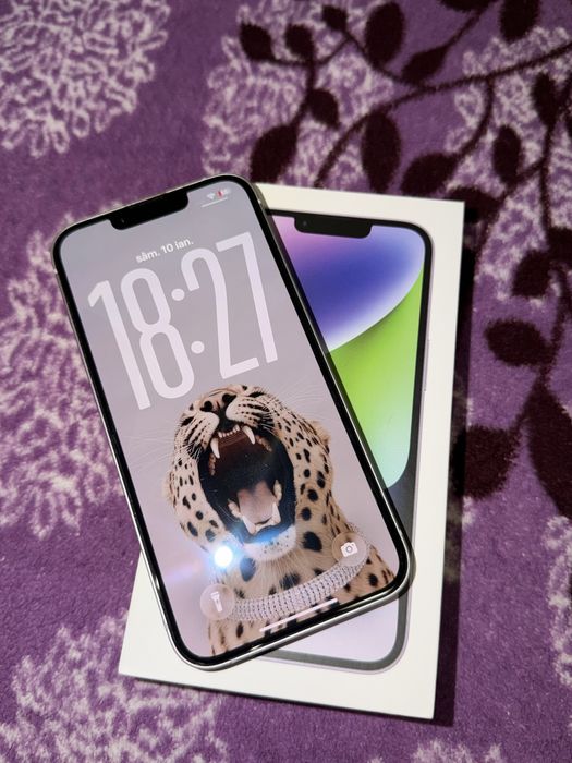 Iphone 14 purple 256GB 83% sanatate baterie