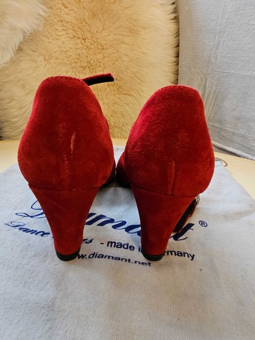 Pantofi de dans Tango Diamant 0.51 marimea 35 culoare rosu