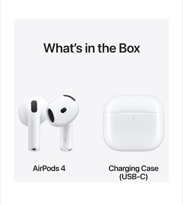 Слушалки Apple AirPods 4
