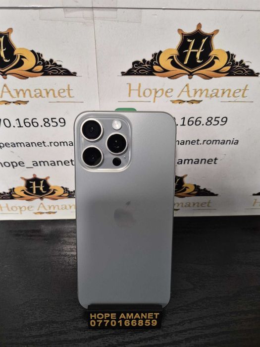 Hope Amanet P10/Iphone 15 Pro Max 256 GB / BATERIE 100%