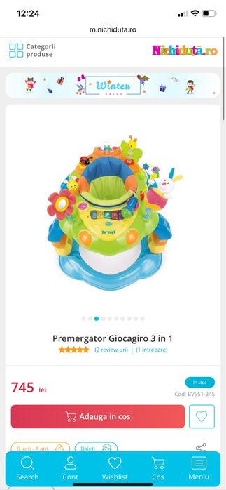 Premergator 3 in 1 pentru copii