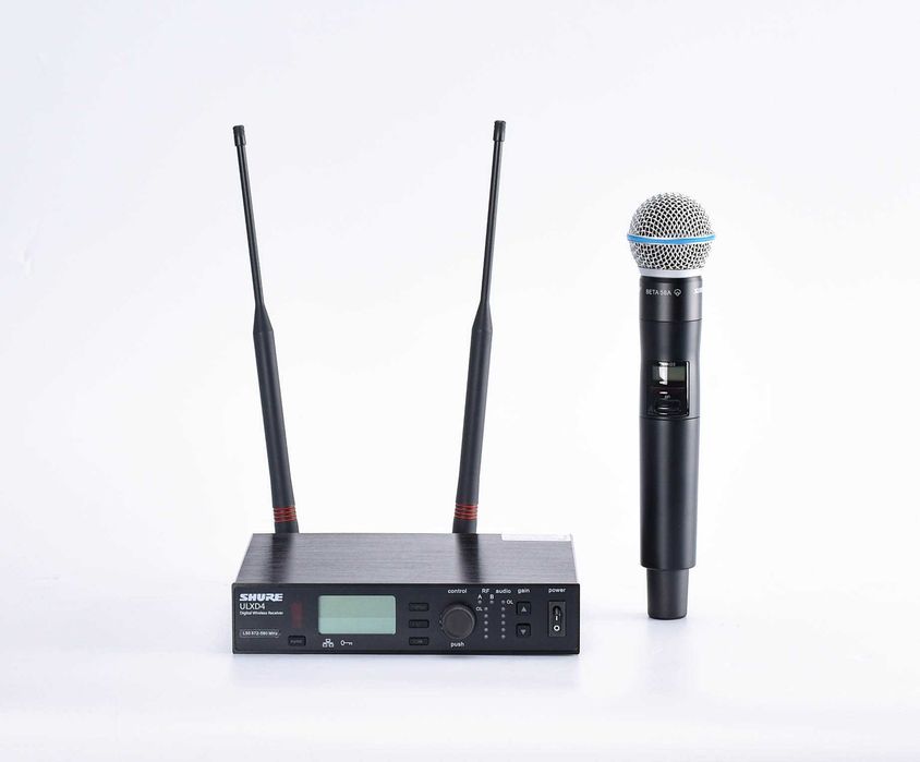 Wireless microfon SHURE ULX-D BETA 58A cu CASE CADOU Placa Mare