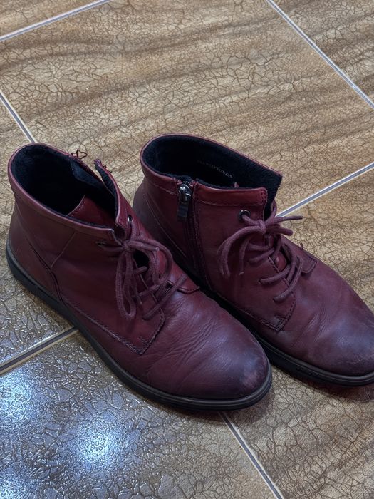 Marco Tozzi немецкие кожаные ботинки