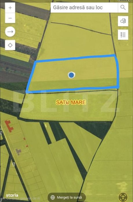 Teren extravilan, 24,500 mp, zona Periferie Nord