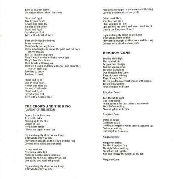 CD Manowar - Kings of Metal 1988