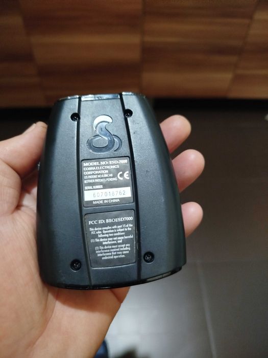 Detector radar Cobra ESD-7000, 6 Band Laser 360 grade Funcțional