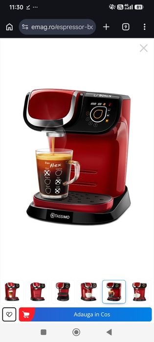 Expresor cafea Bosch