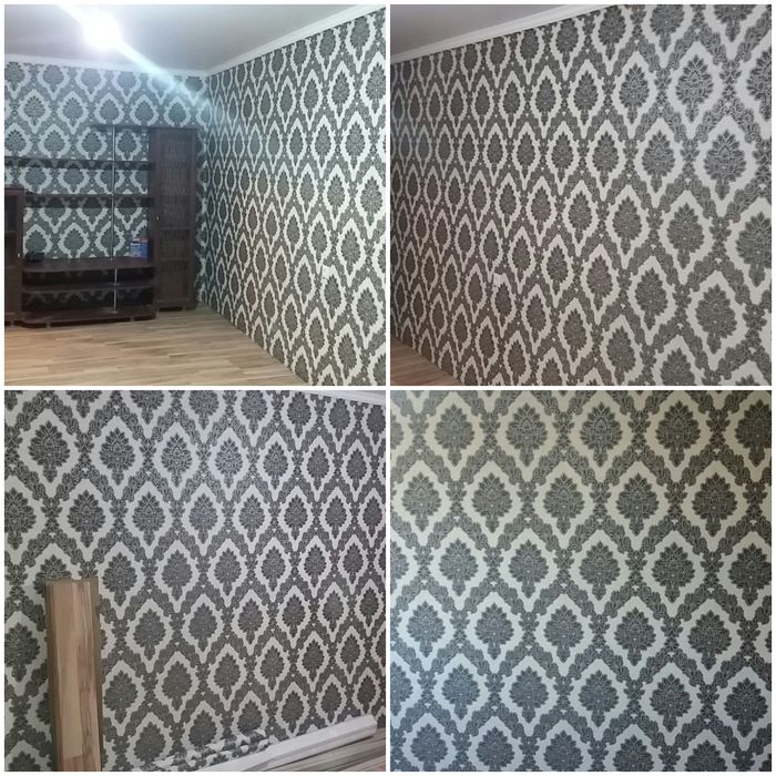 Поклейка обоев!!!