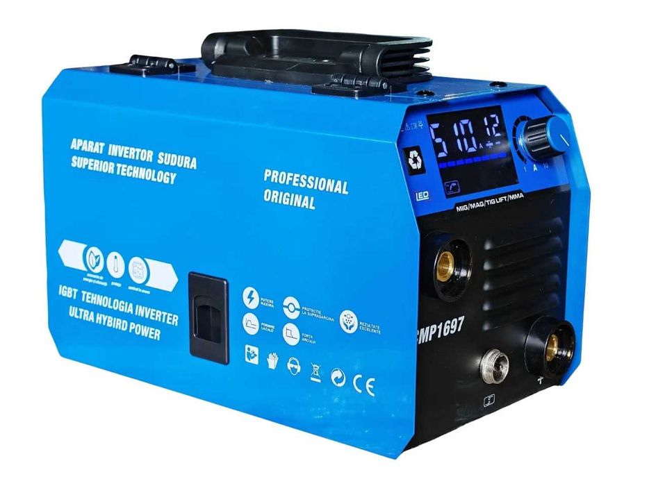 Aparat sudura Invertor cu sarma 495A  afisaj digital ventilat URAL