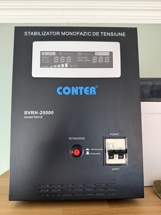 Stabilizator de tensiune monofazat conter
