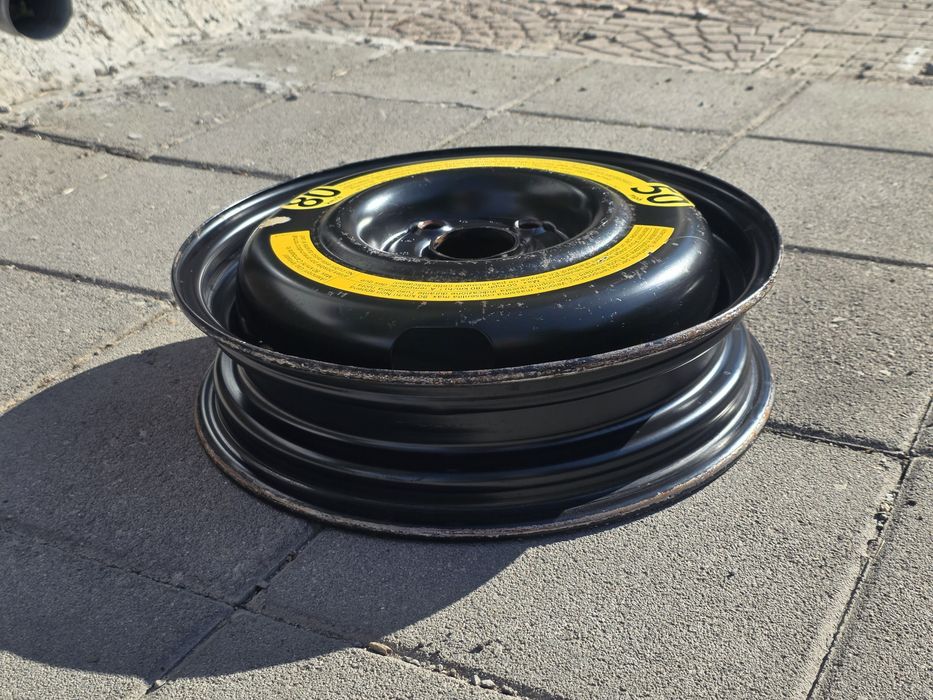 Оригинална патерица (резервна джанта) 15" 4x100 VW / Seat – 535601025A